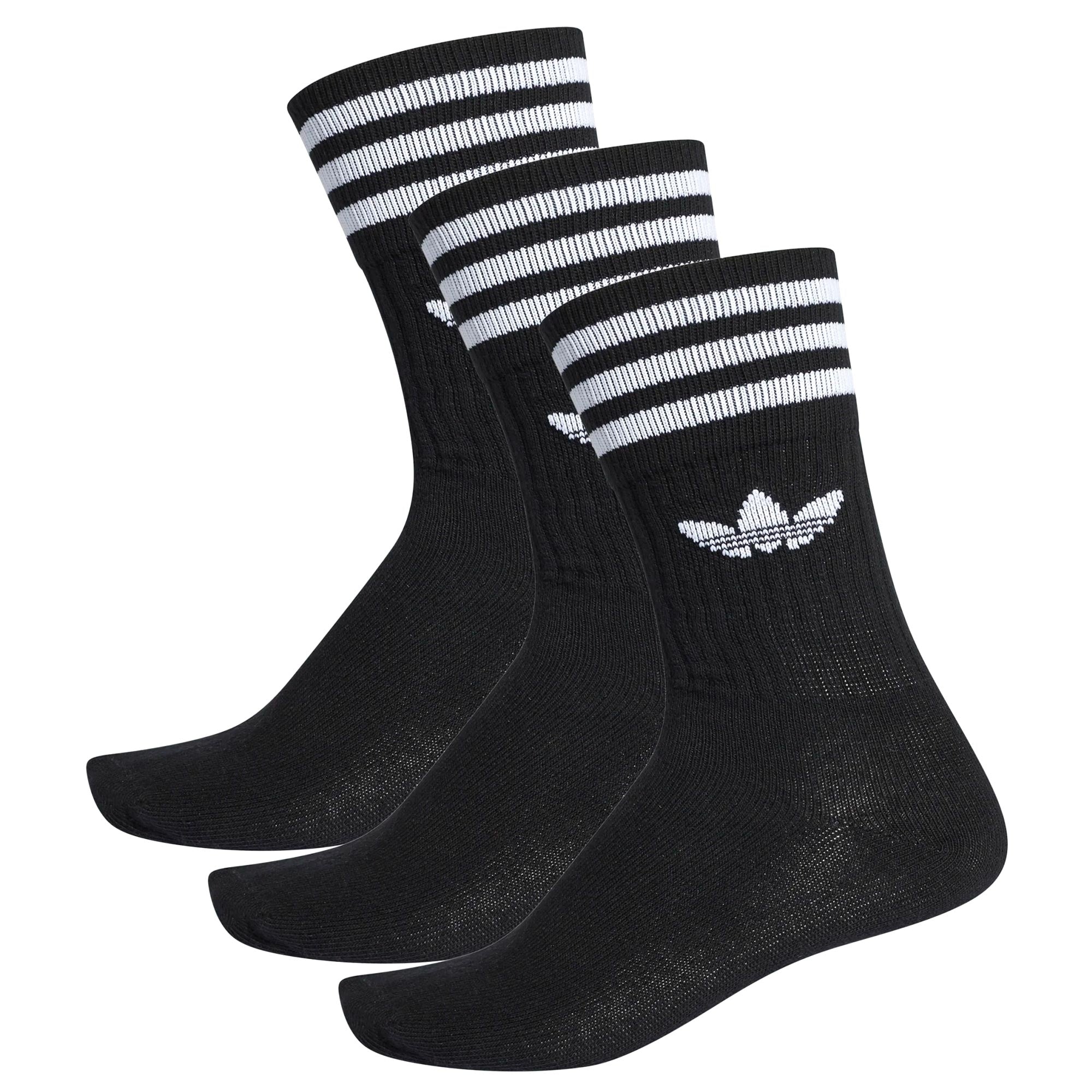 Solid Crew Socks - Black