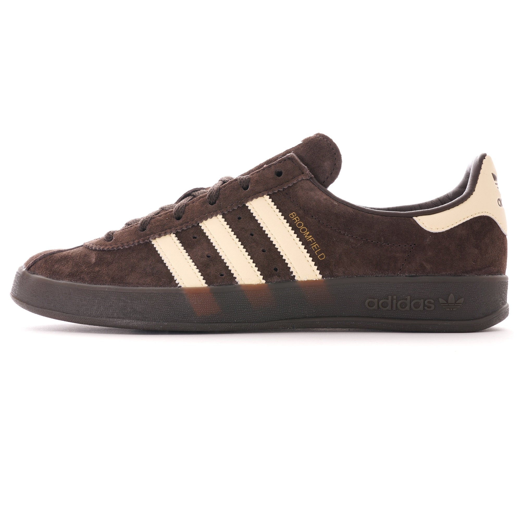 Adidas Originals Broomfield - Brown and Easy Yellow – Stuarts London