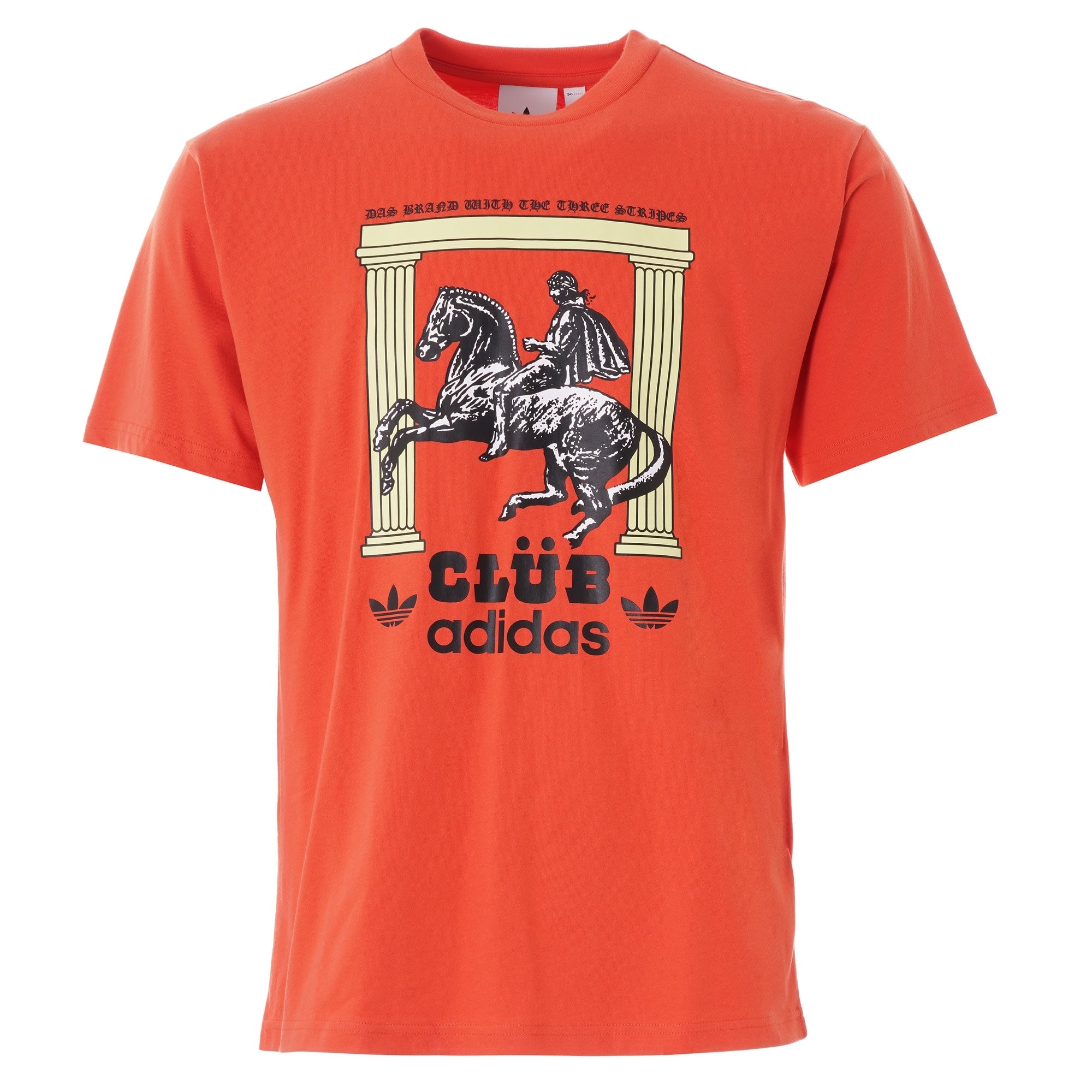 Adidas Originals Club Pillars T-Shirt - Amber