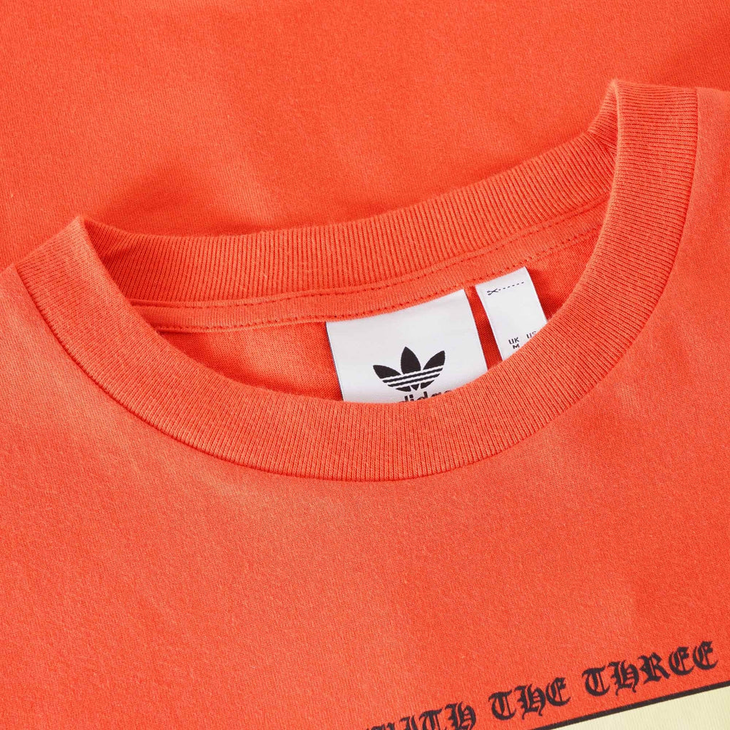 Adidas Originals Club Pillars T-Shirt - Amber