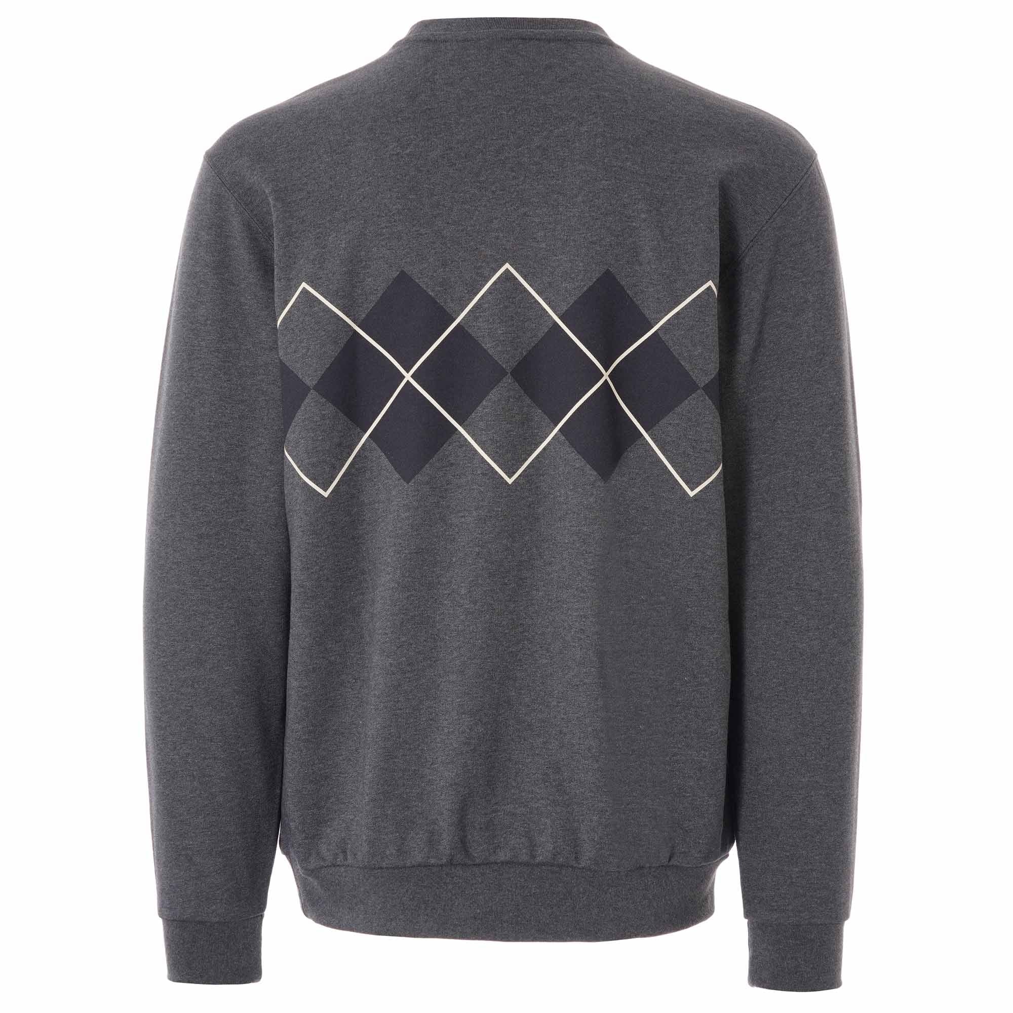 Adidas Originals Argyle Crewneck Sweatshirt - Grey
