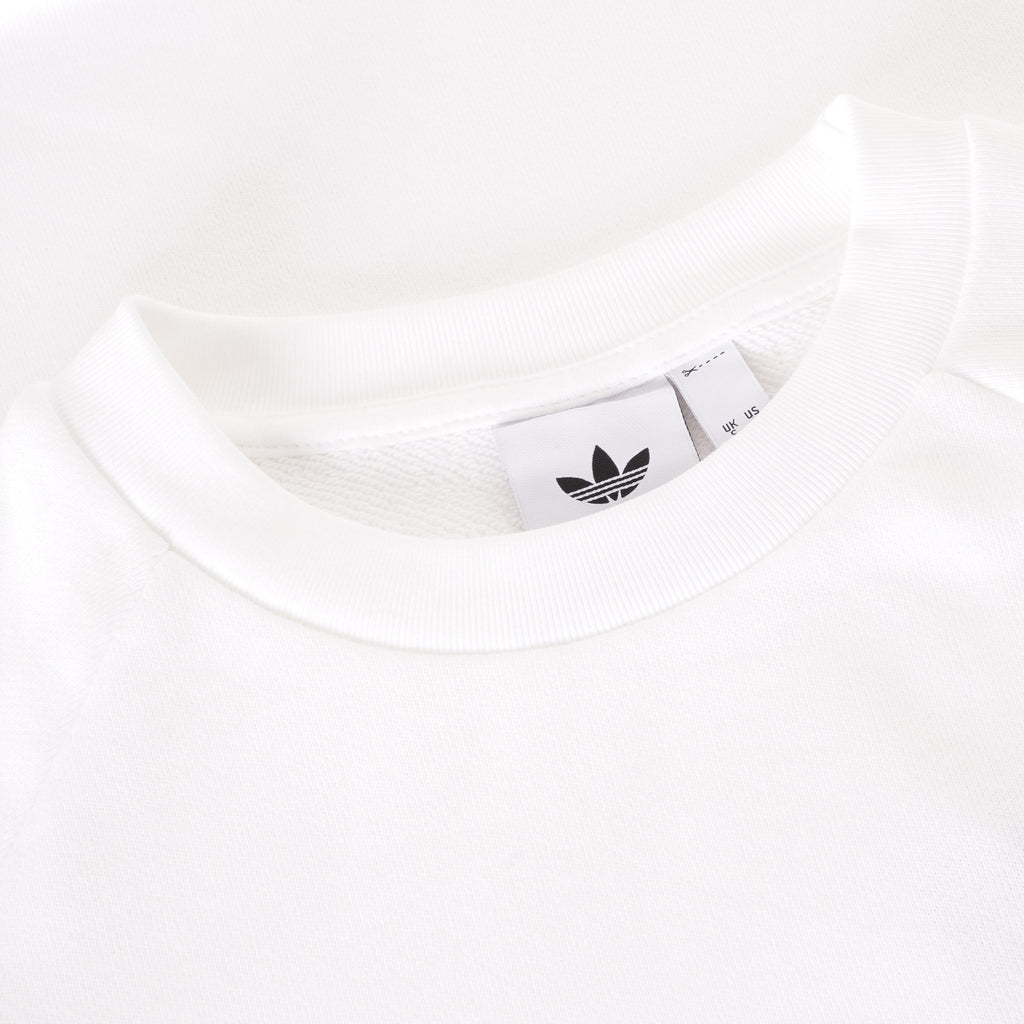 Adidas Originals Trefoil Crewneck - White