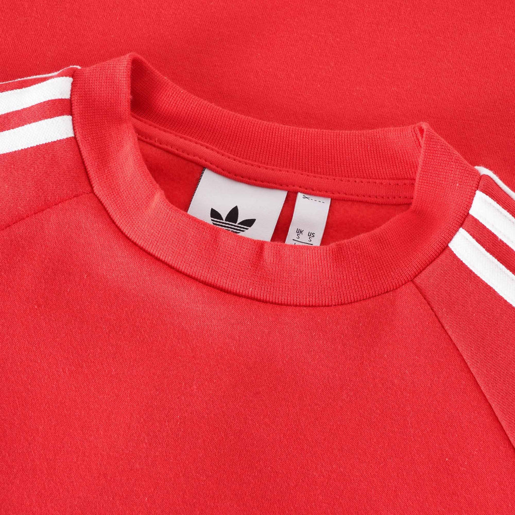 3-Stripes Crewneck Sweatshirt - Red