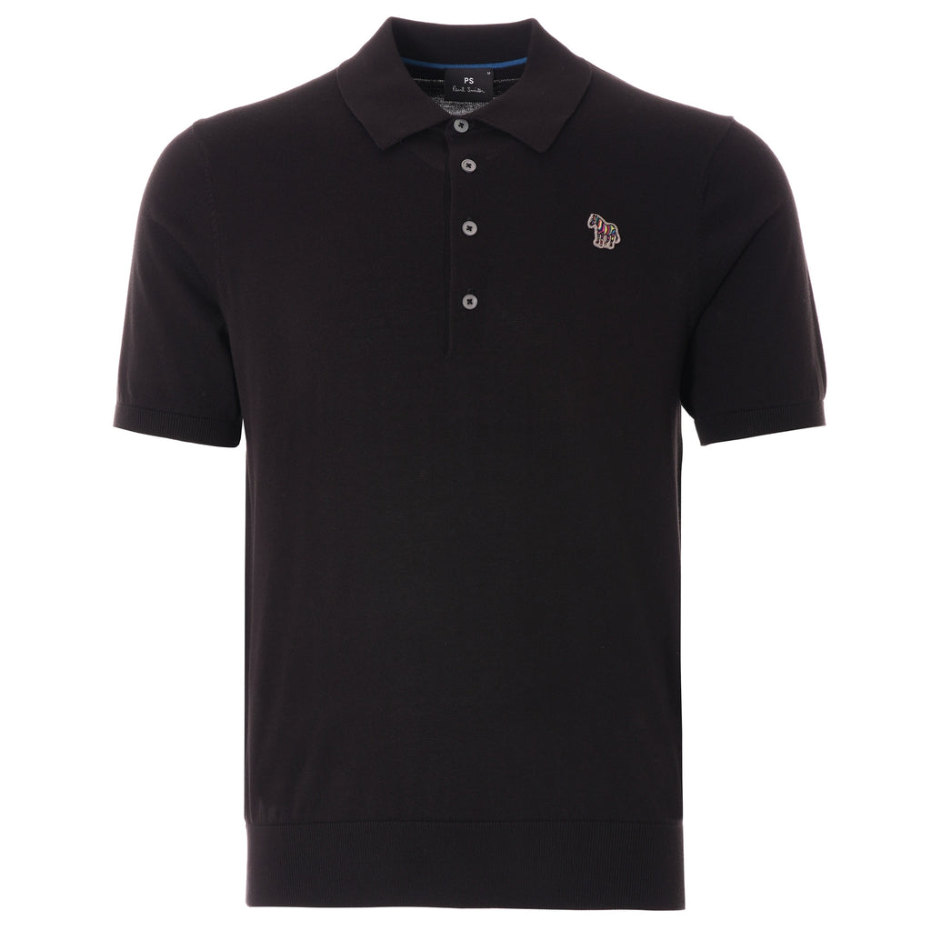 Paul Smith Zebra Polo Shirt - Black
