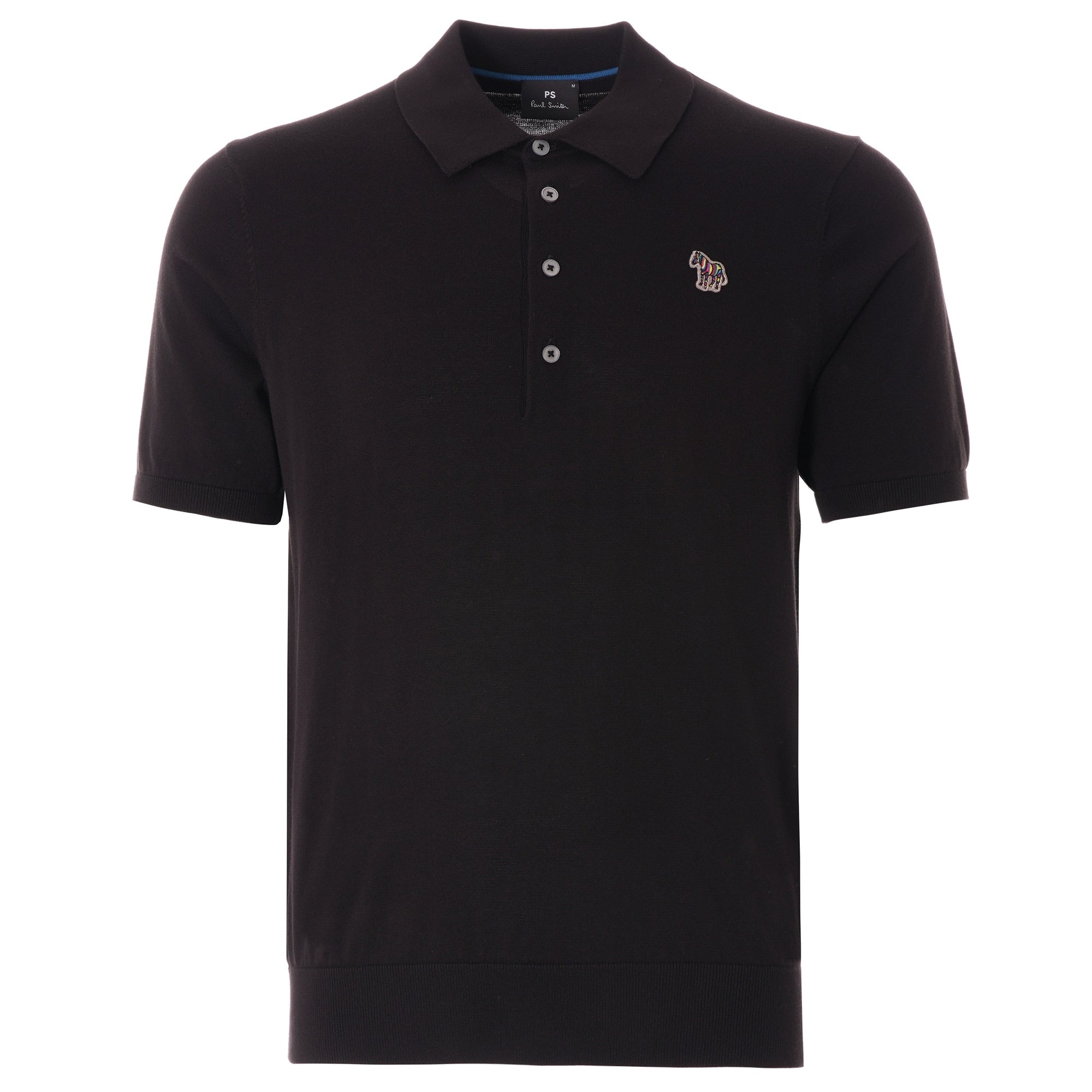 Paul Smith Zebra Polo Shirt - Black