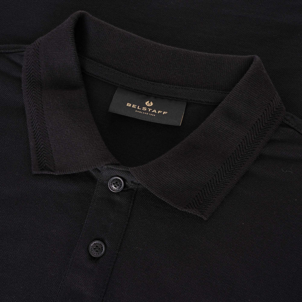 Belstaff Pique Polo Shirt - Black