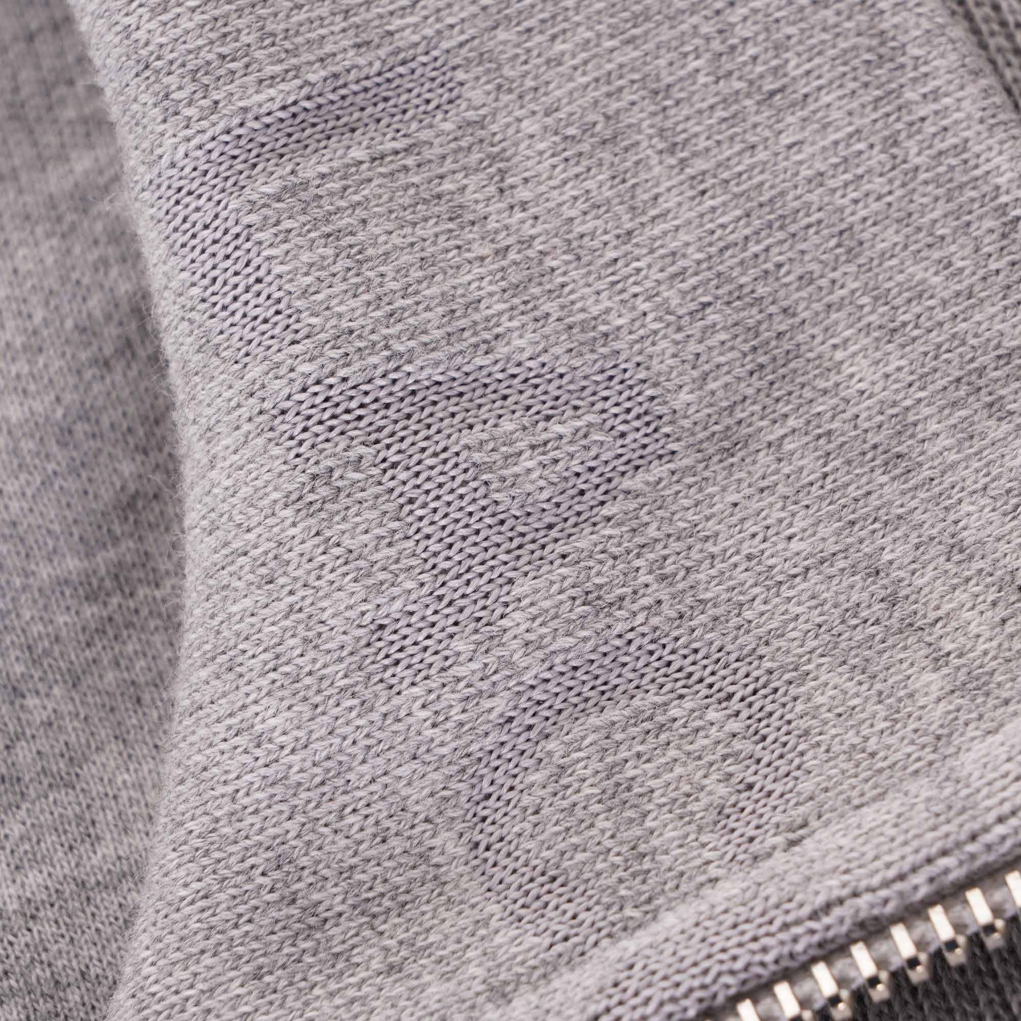 Lacoste Half-Zip Knitted Sweatshirt - Grey