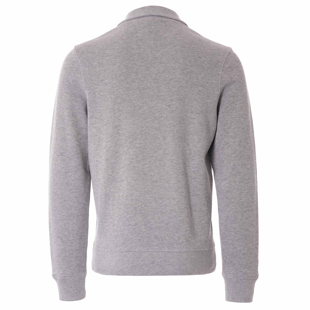 Lacoste Half-Zip Knitted Sweatshirt - Grey