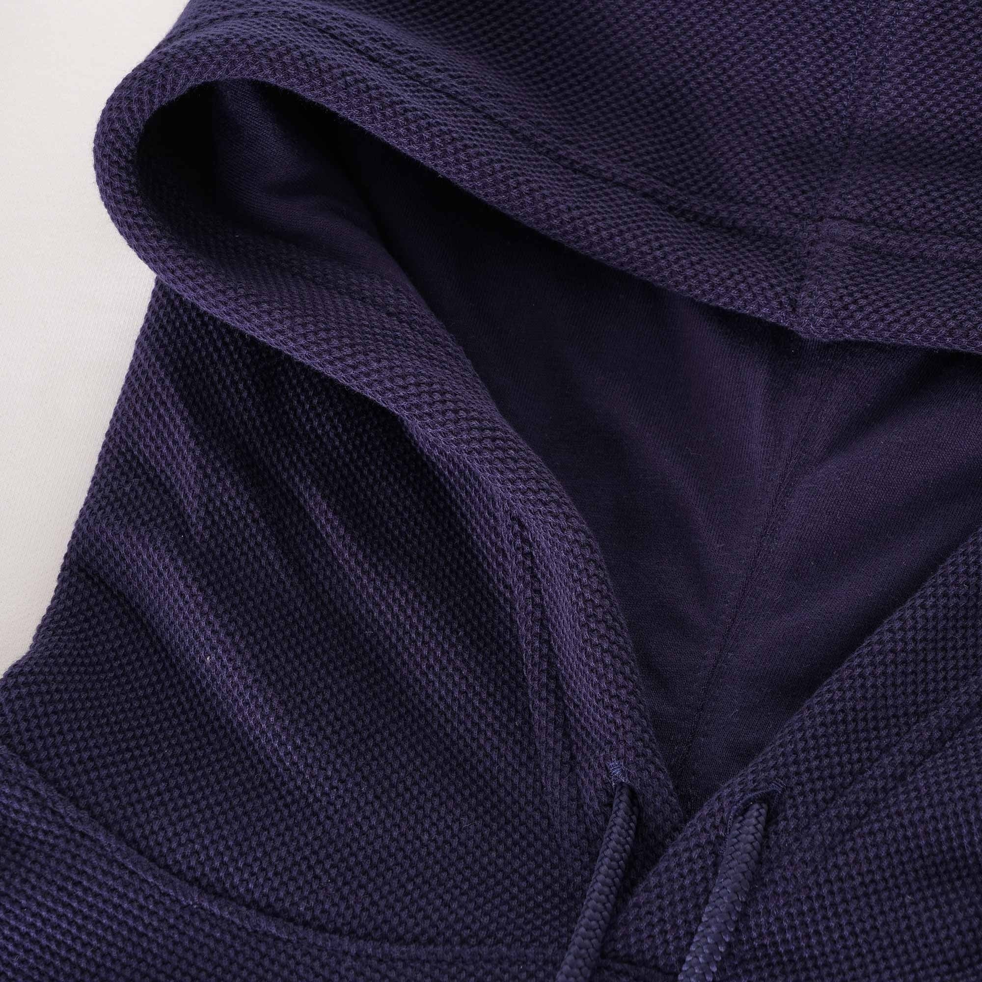 Lacoste Colourblock Hooded Sweatshirt - Flour/Navy