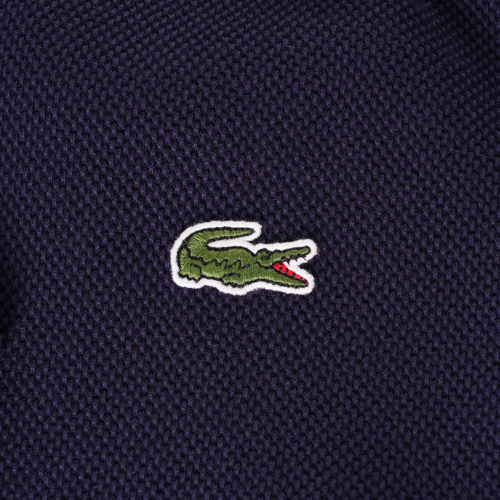 Lacoste Colourblock Hooded Sweatshirt - Flour/Navy