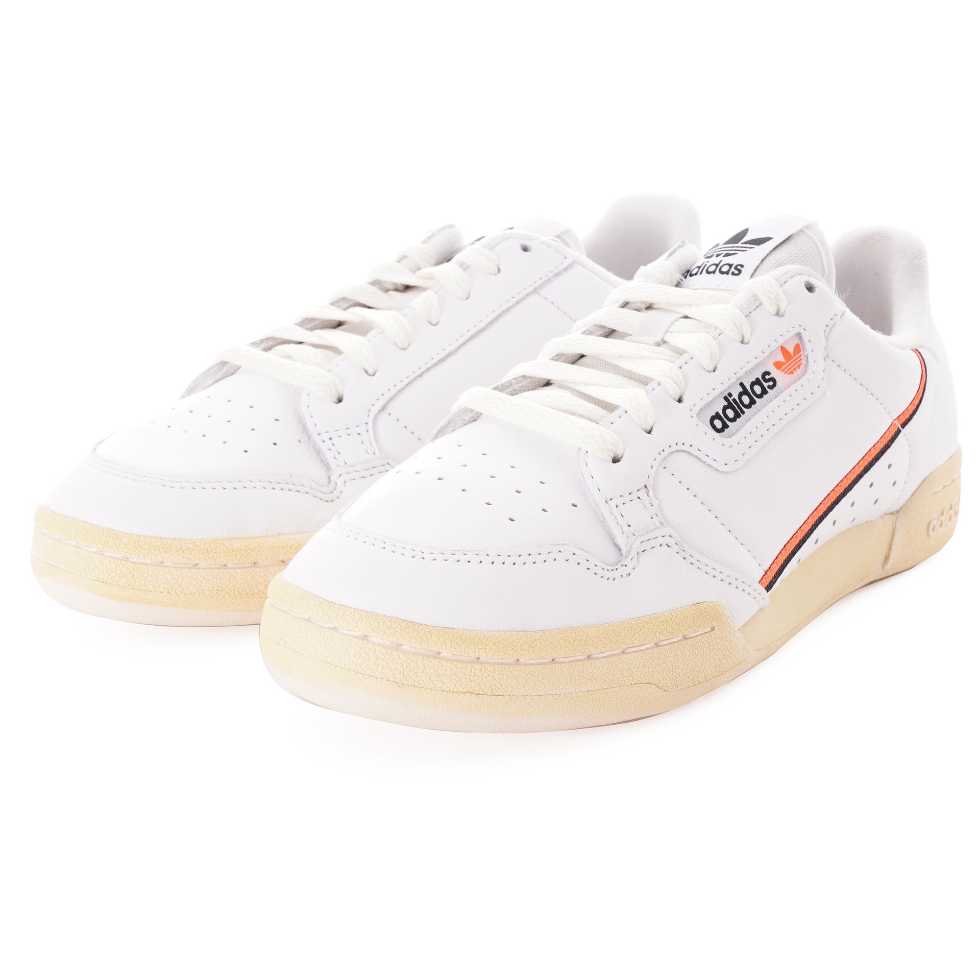 Adidas Originals Continental 80 - White/Black/Orange
