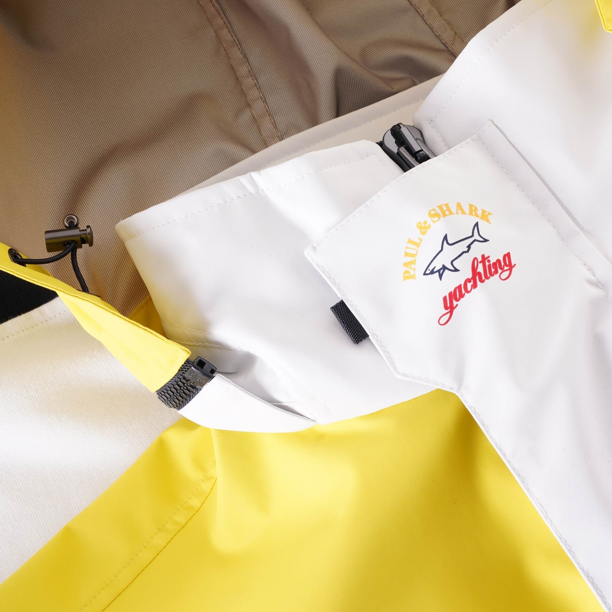 Paul and Shark Typhoon 20000 Sweatshirt Jacket - Yellow