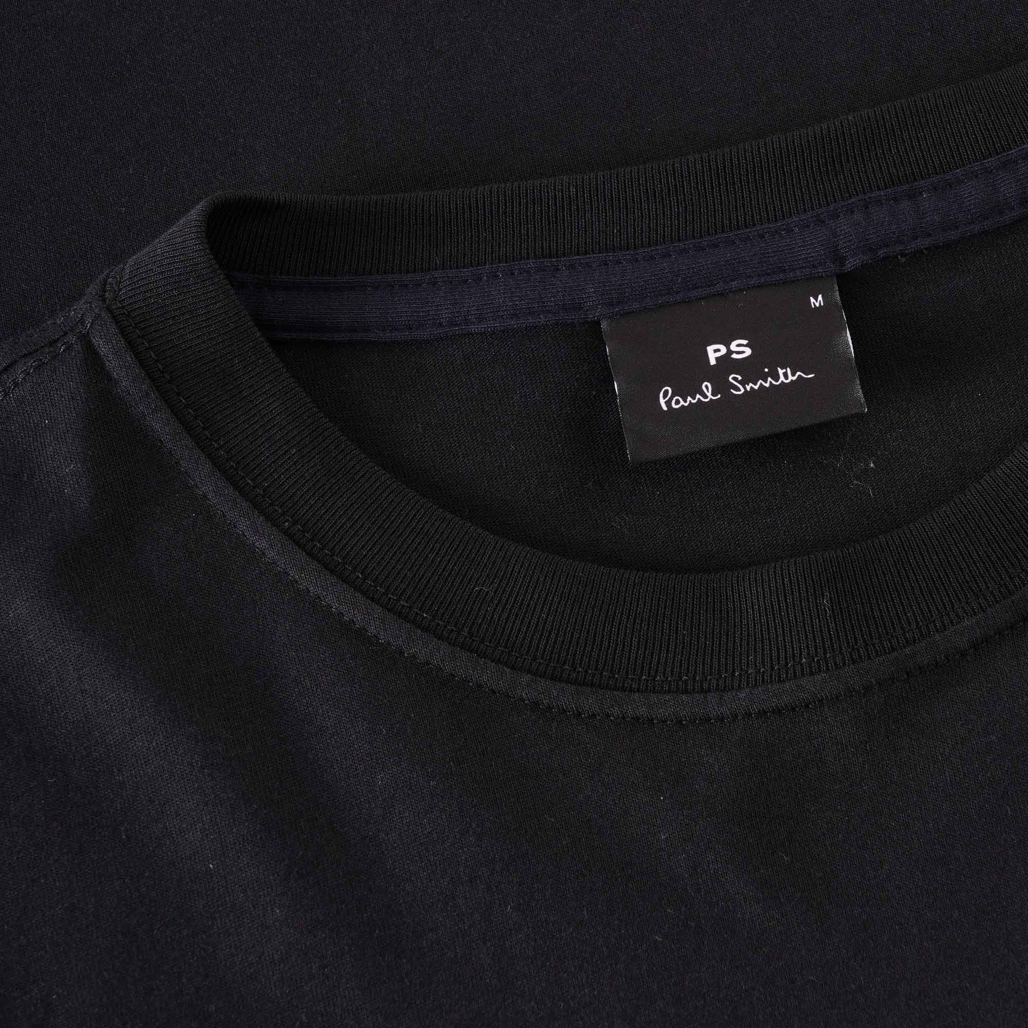 Paul Smith PS Club Photos Organic Cotton T-Shirt - Black