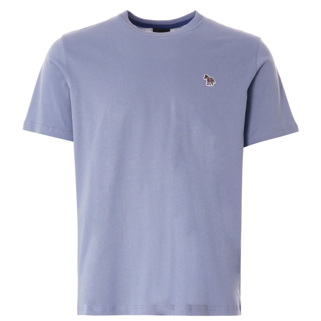 Paul Smith Organic Cotton Zebra Logo T-Shirt - Light Blue