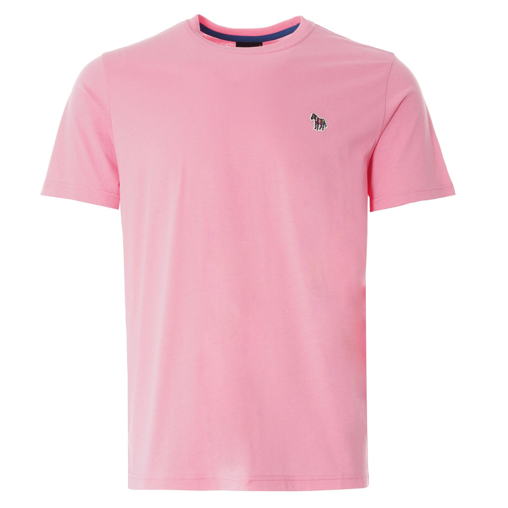 Paul Smith Organic Cotton Zebra Logo T-Shirt - Powder