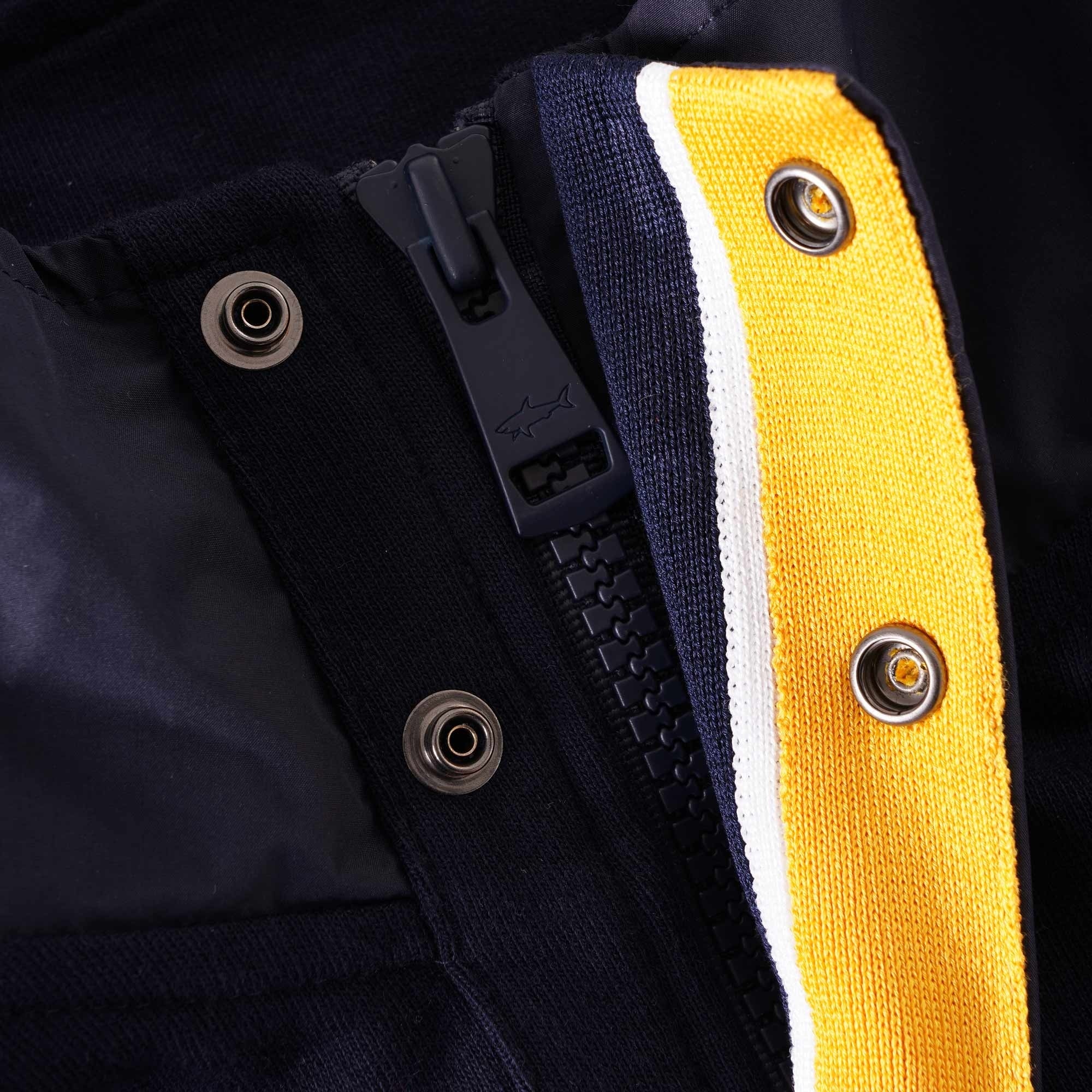Paul and Shark Zip-Neck Pocket Sweatshirt - Navy