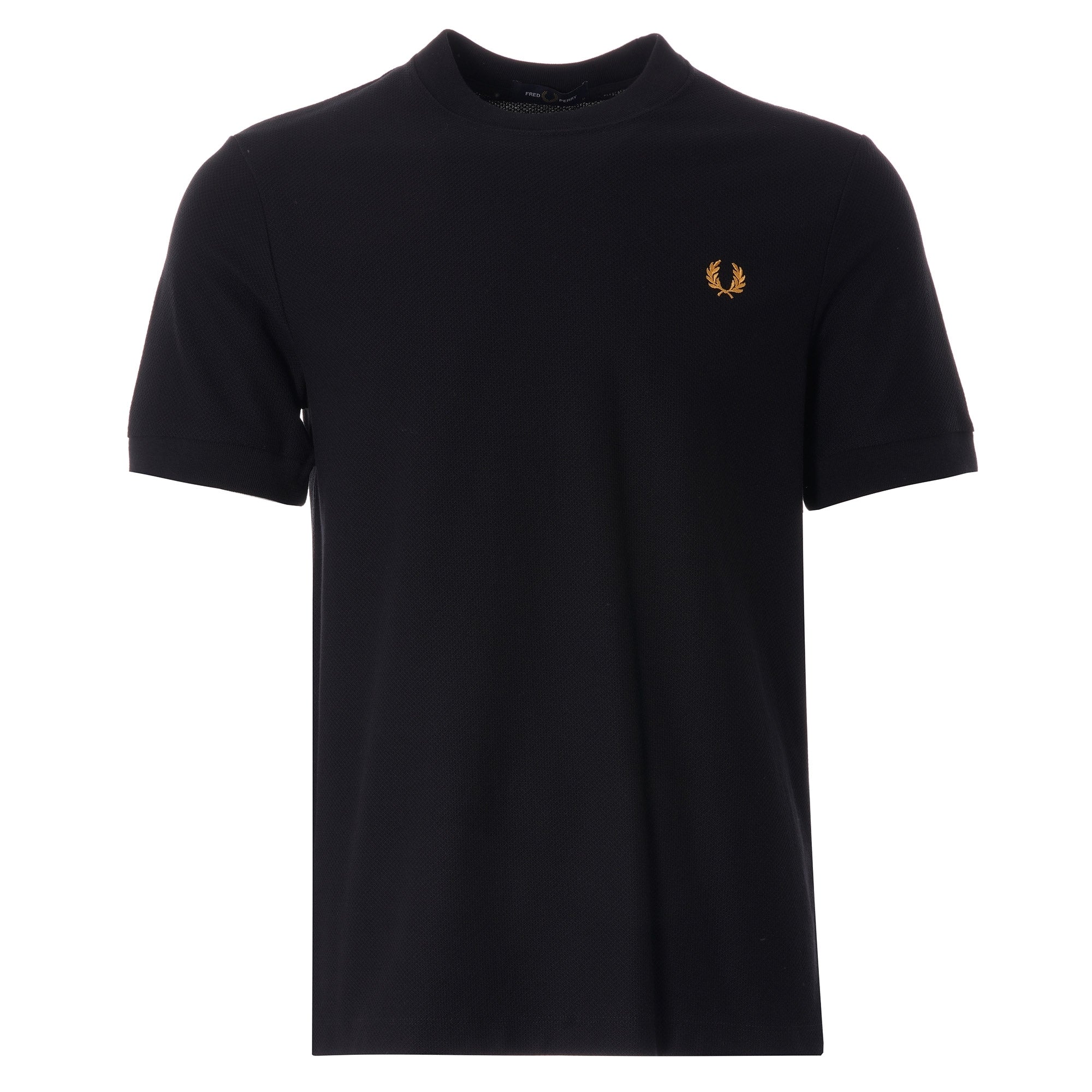 Fred Perry Pique T-Shirt - Black