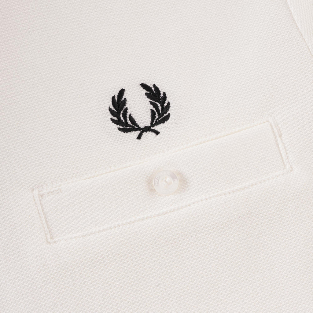 Fred Perry Pique Pocket T-Shirt - White