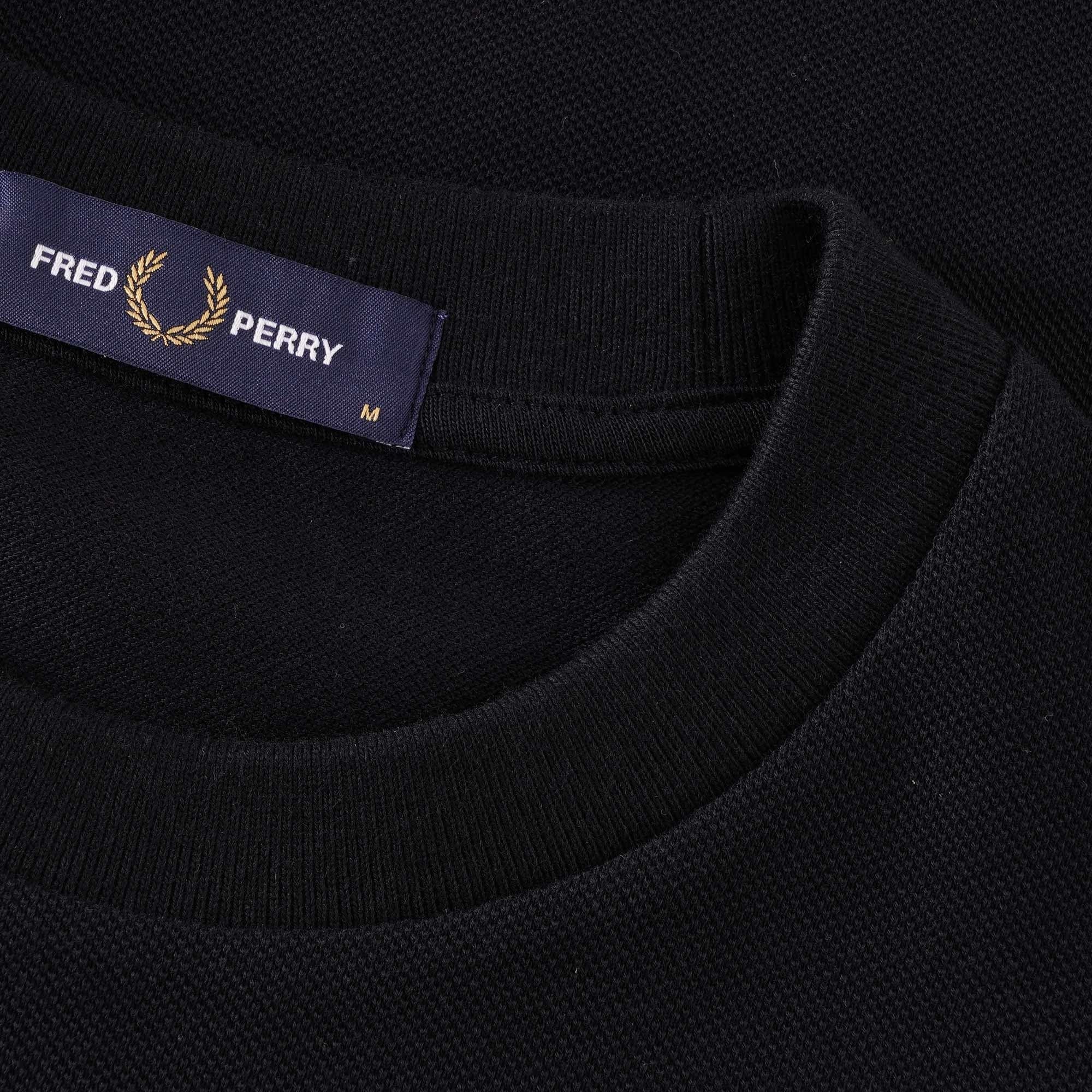 Fred Perry Pique Pocket T-Shirt - Black