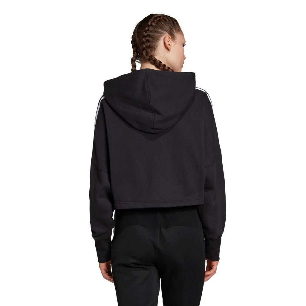 Adidas Originals Womens Adidas Cropped Hoodie - Black
