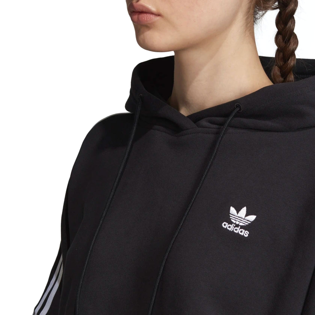 Adidas Originals Womens Adidas Cropped Hoodie - Black