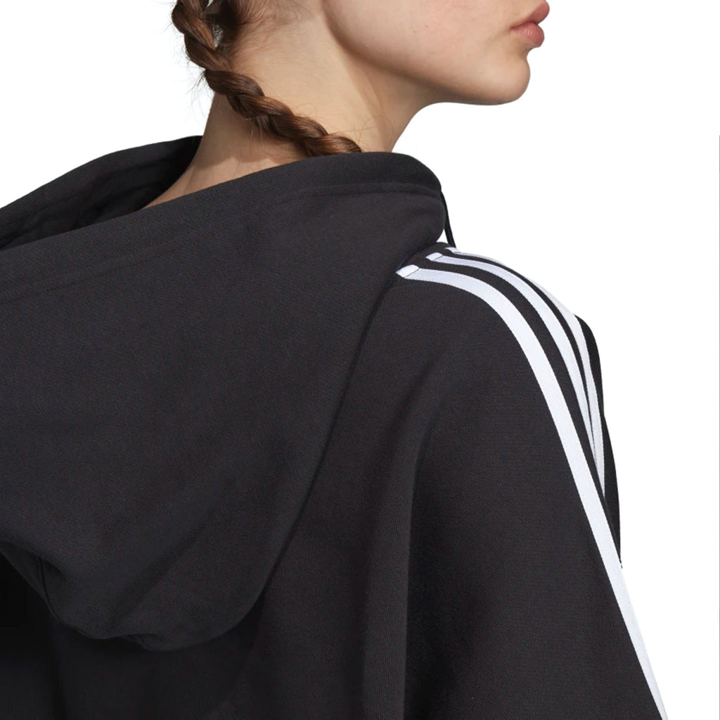 Adidas Originals Womens Adidas Cropped Hoodie - Black