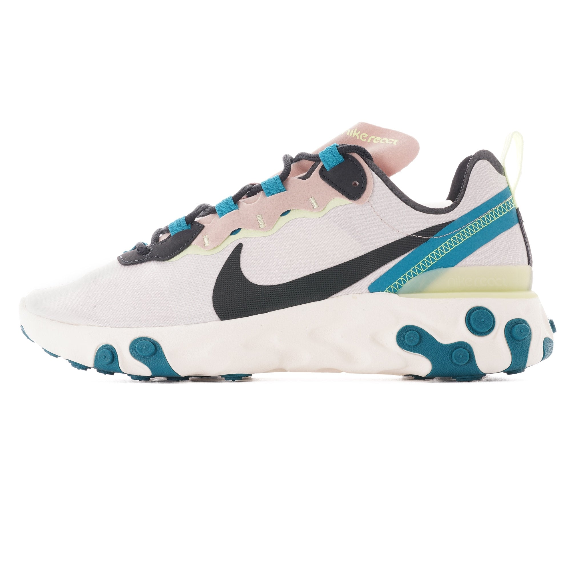 Nike Womens Womens React Element 55 - Fossil Stone/Smoke Grey