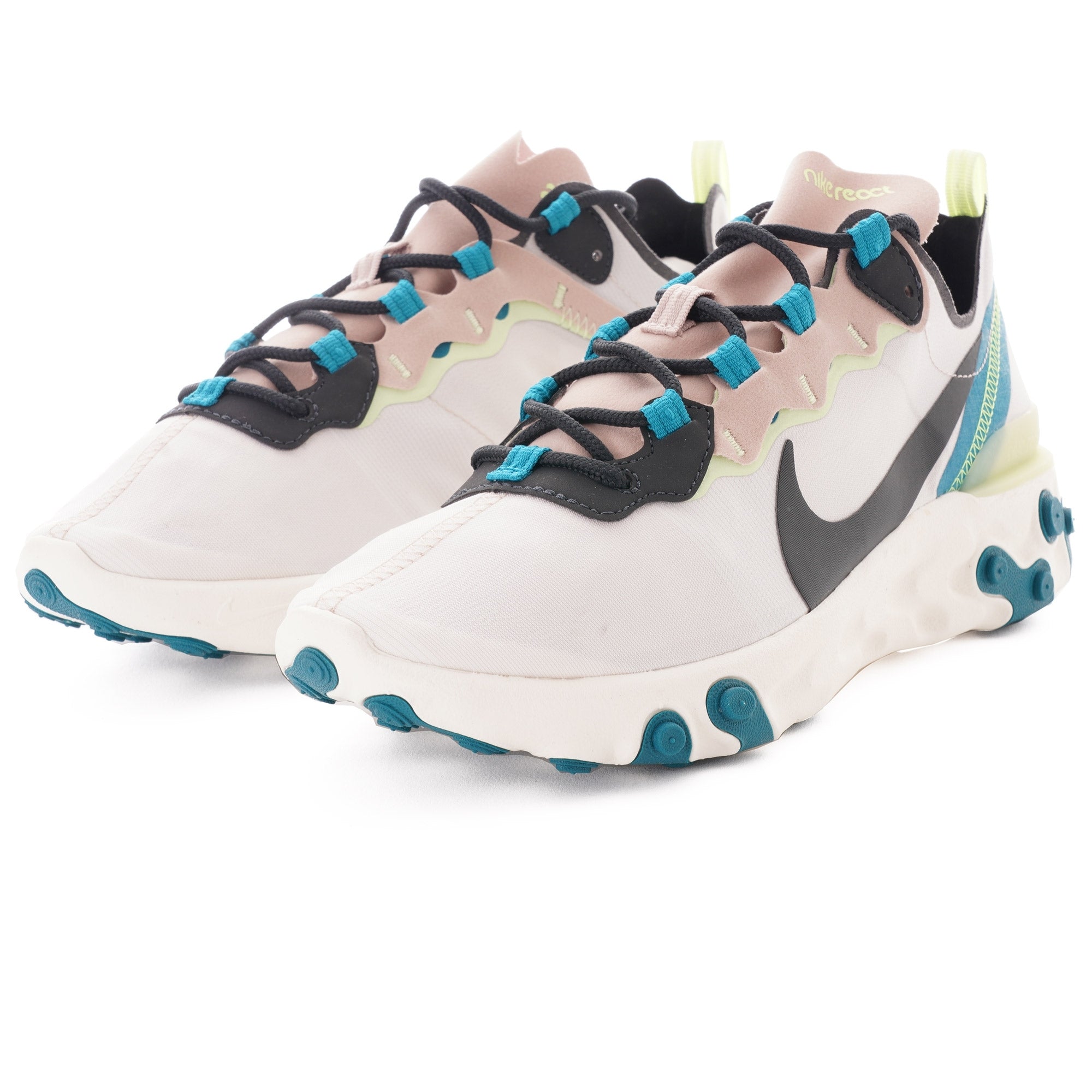Nike Womens Womens React Element 55 - Fossil Stone/Smoke Grey