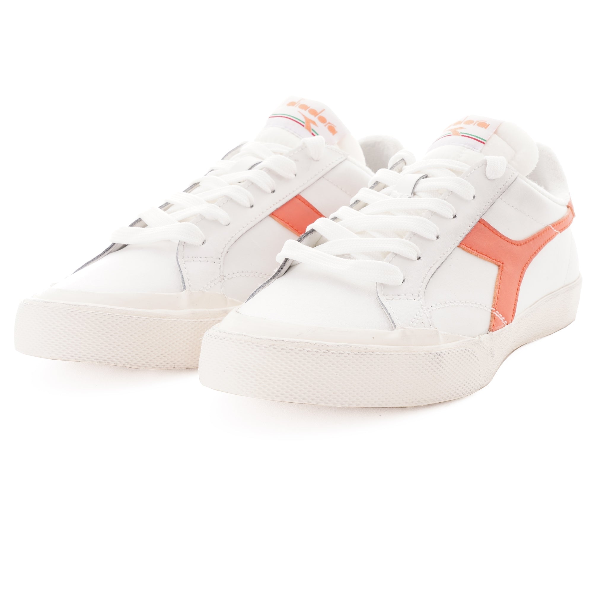 Diadora Melody Leather Dirty - White and Camelia
