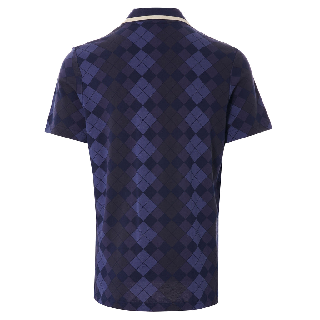Adidas Originals Argyle Polo Shirt - Night Indigo