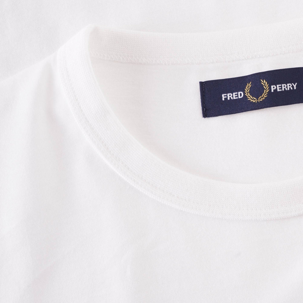 Fred Perry Ringer T-Shirt - White