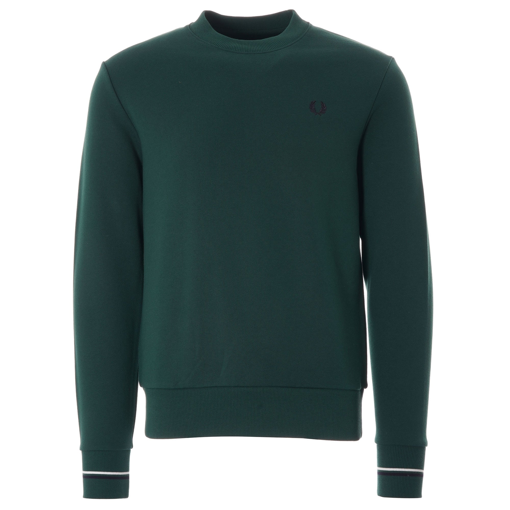 Fred Perry Crew Neck Sweatshirt - Ivy