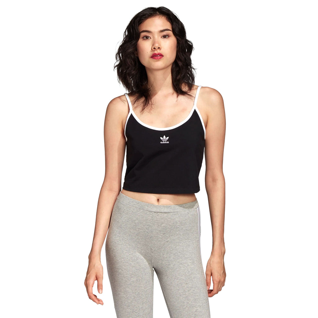 Adidas Originals Womens Spaghetti Strap Top - Black