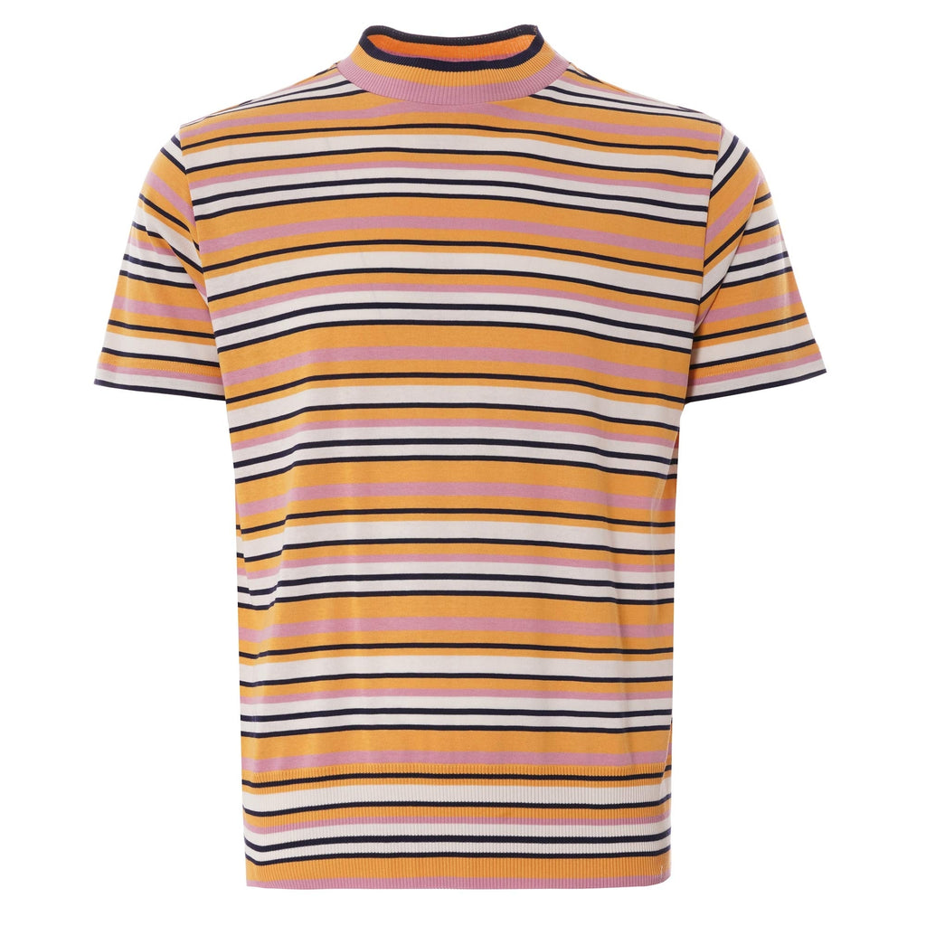 Mock Neck T-shirt - Multi