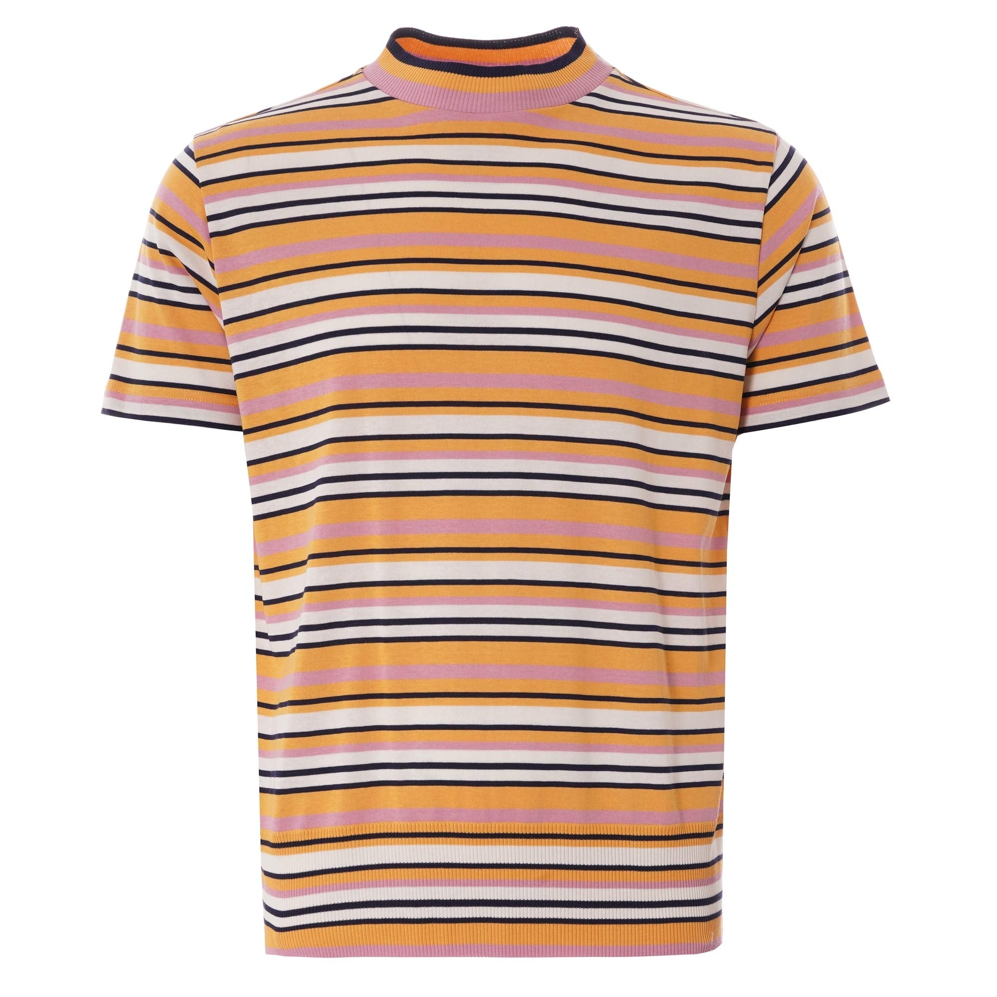 Mock Neck T-shirt - Multi