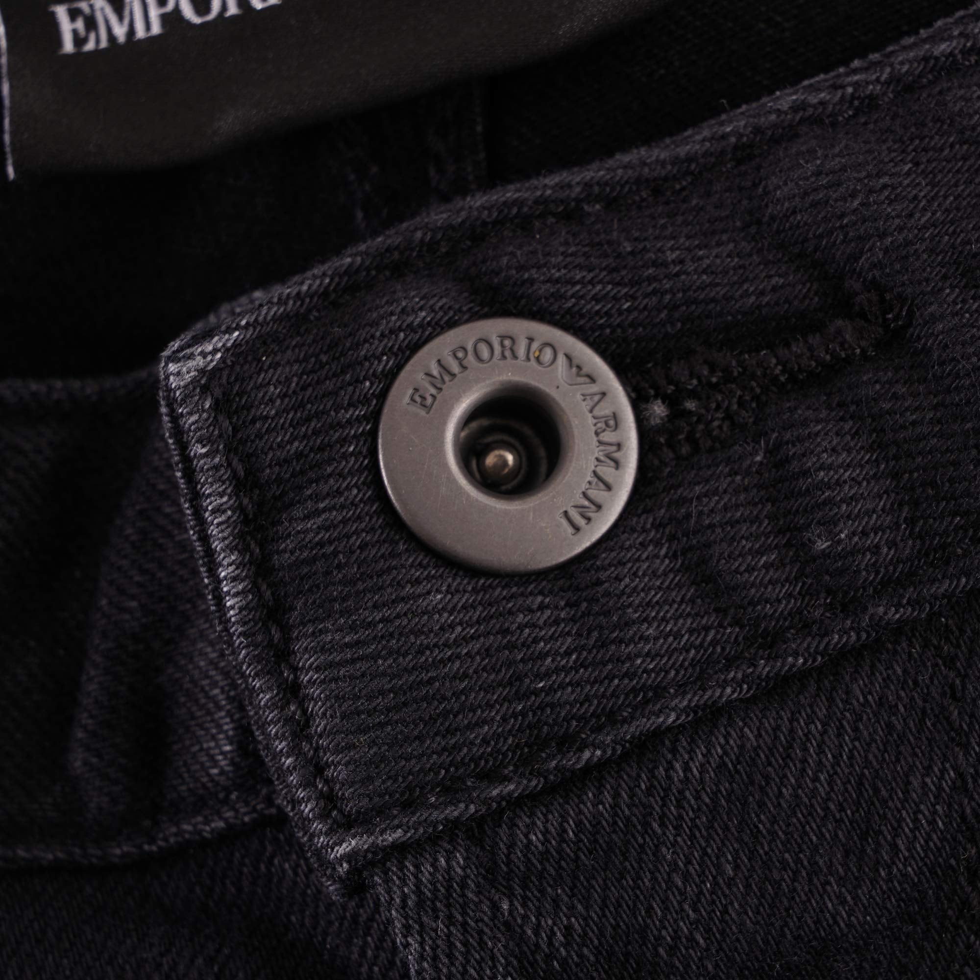 Emporio Armani J06 Slim Fit Denim Jeans - Nero