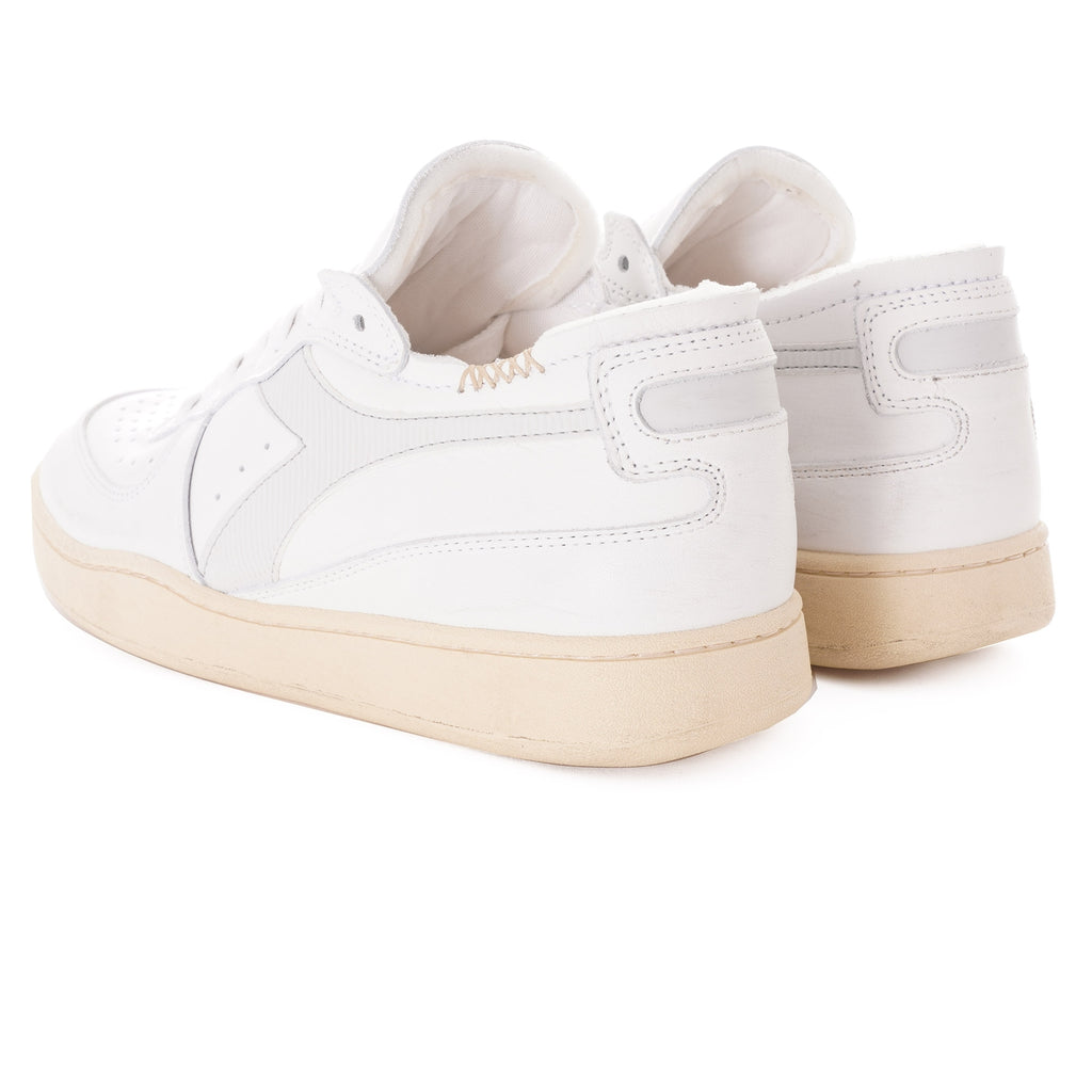 Diadora MI Basket Row Cut - White/Dawn Blue