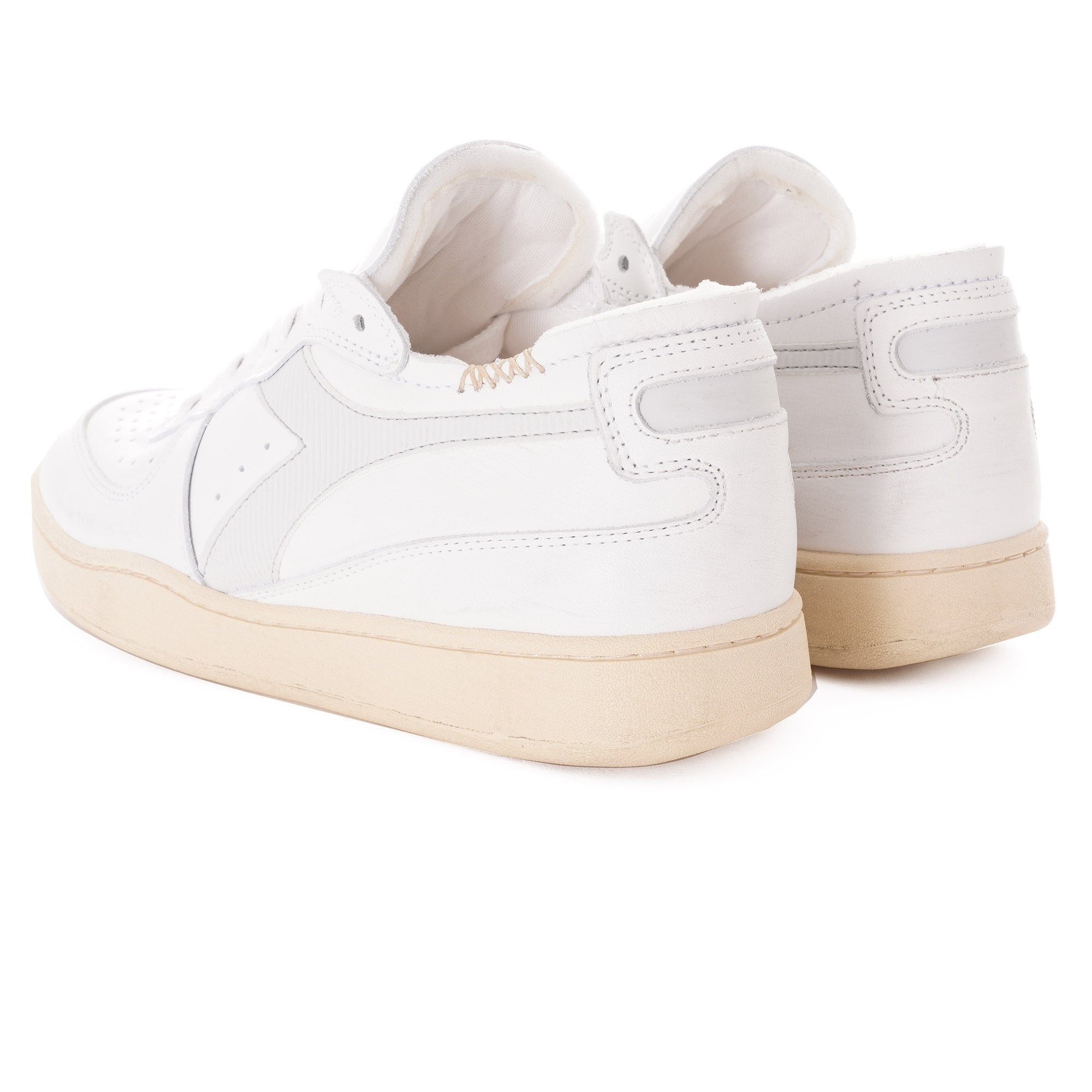 Diadora MI Basket Row Cut - White/Dawn Blue