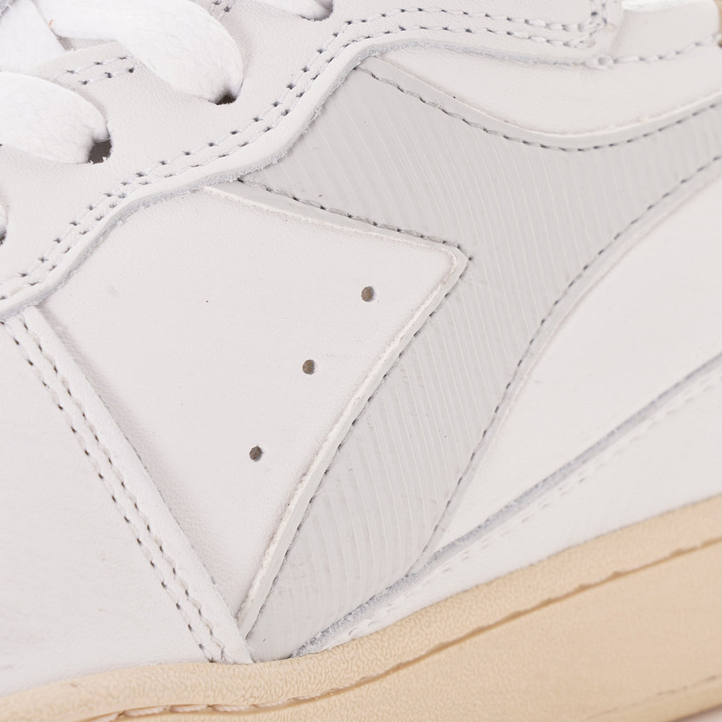 Diadora MI Basket Row Cut - White/Dawn Blue