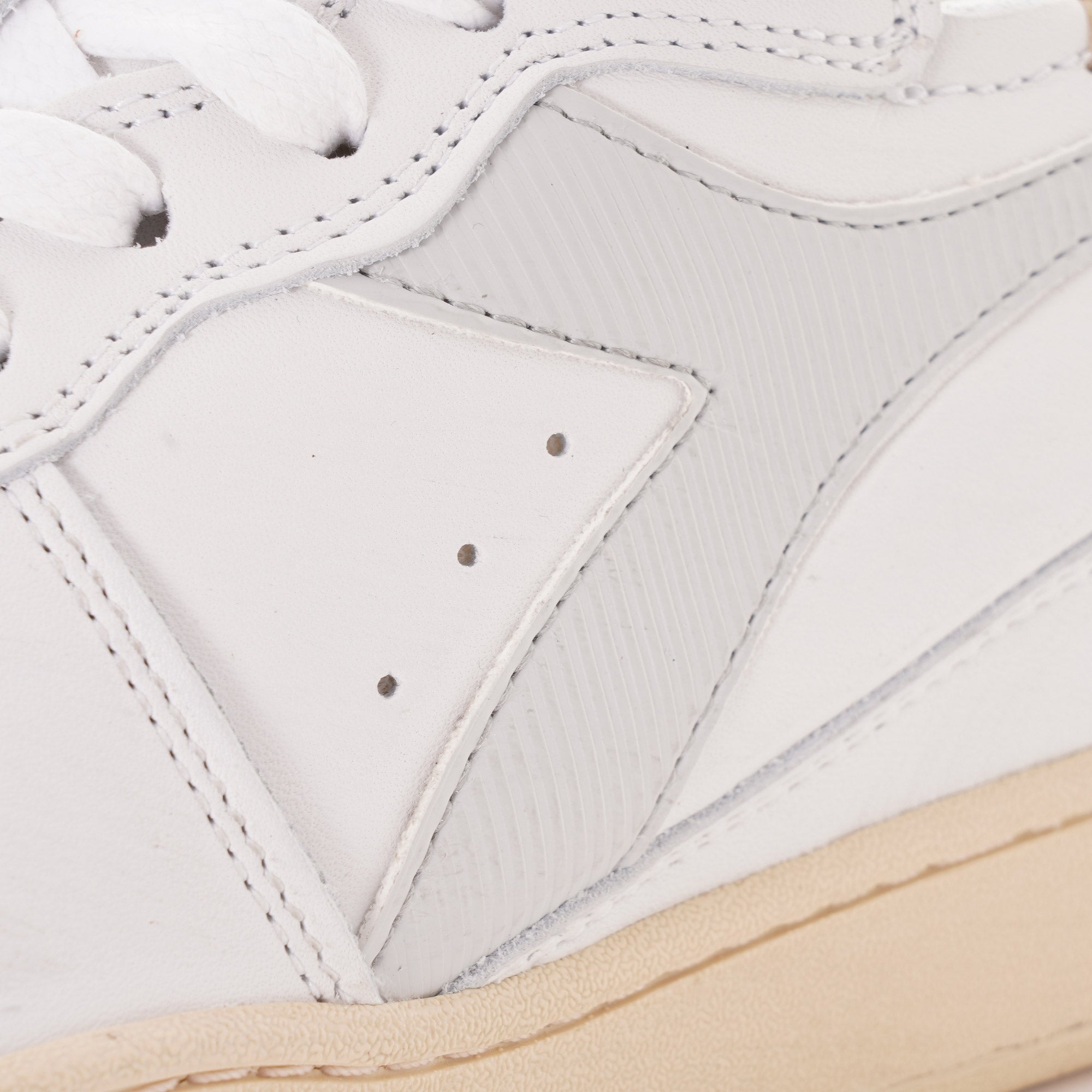 Diadora MI Basket Row Cut - White/Dawn Blue