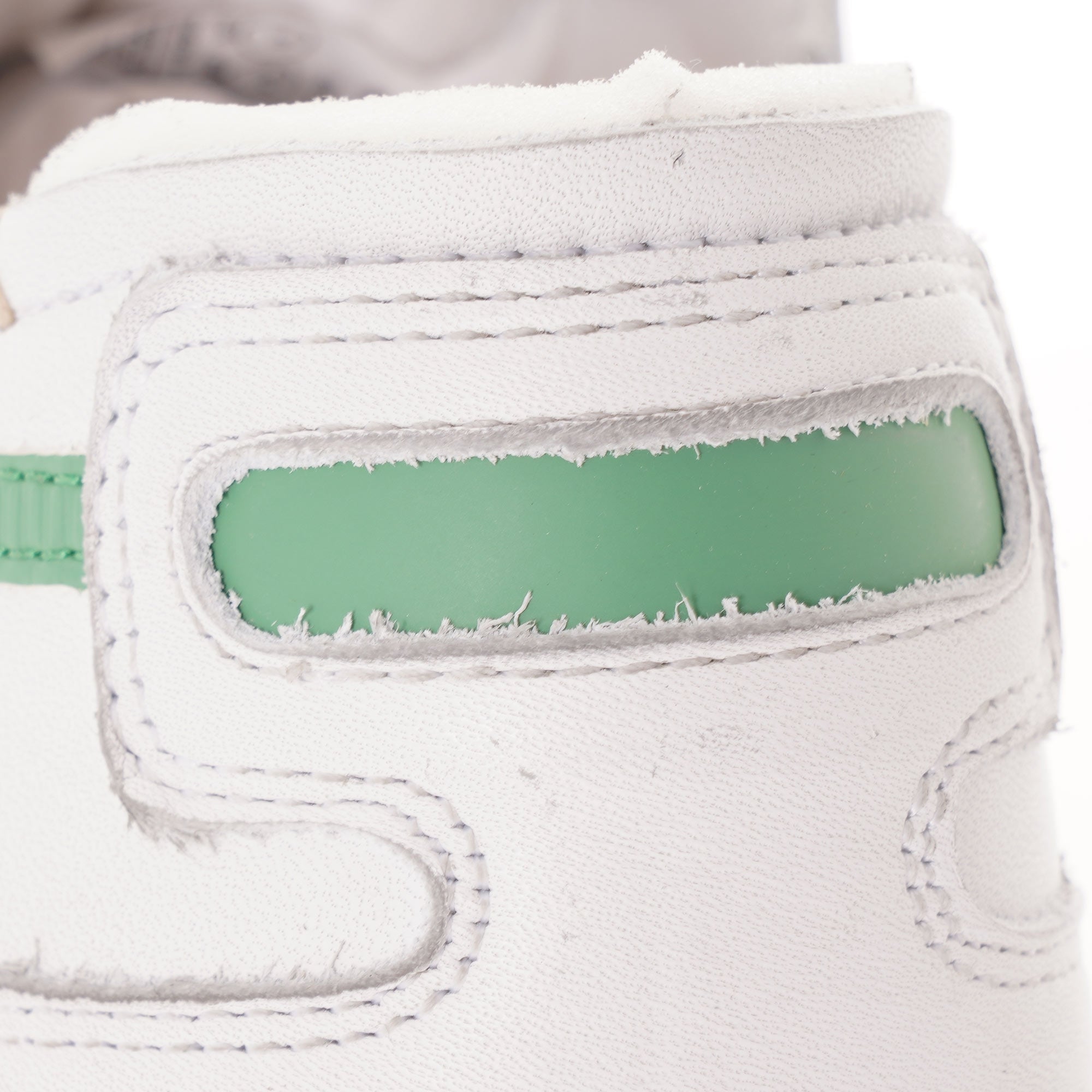 Diadora MI Basket Row Cut - White/Green Stone