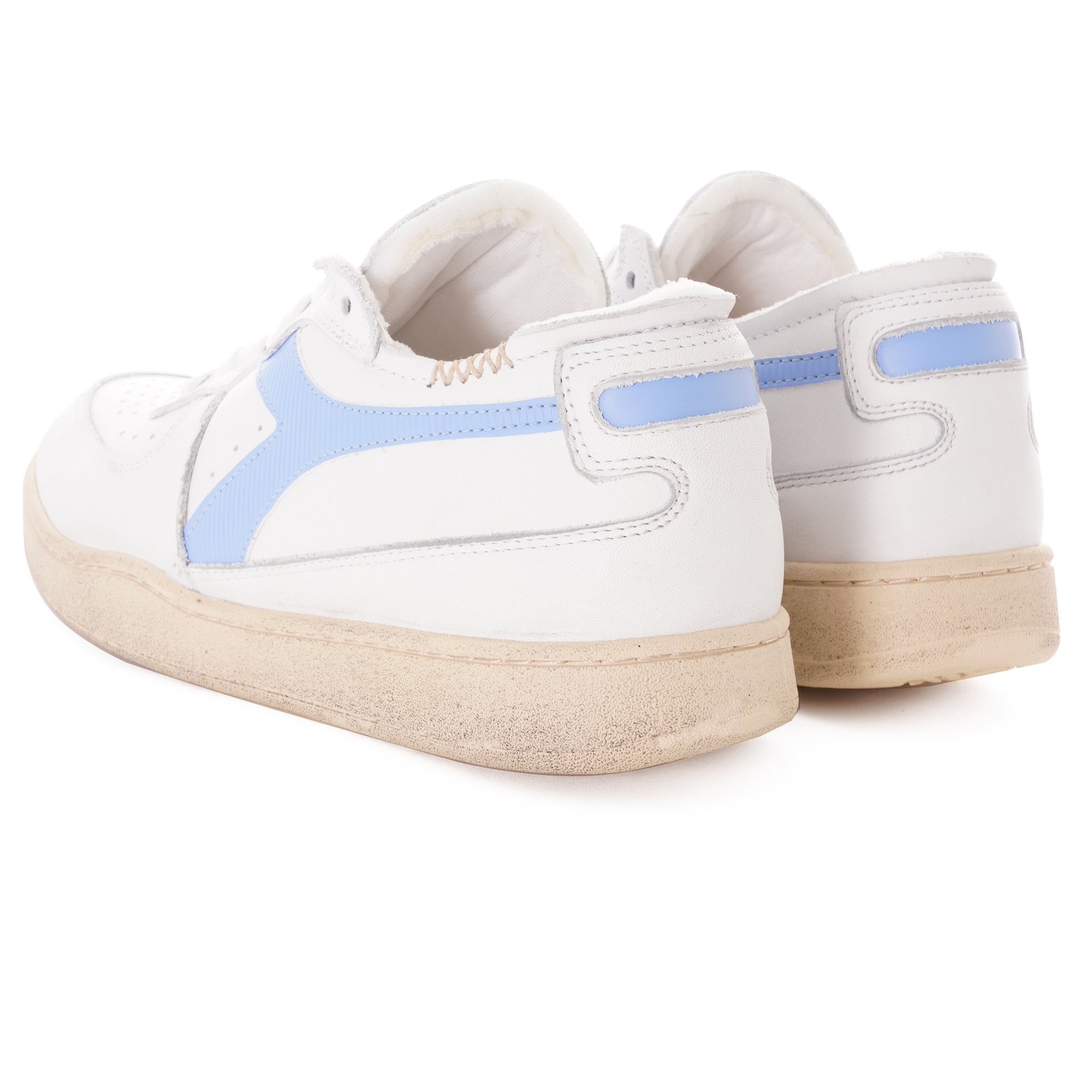 MI Basket Row Cut - White/Vista Blue