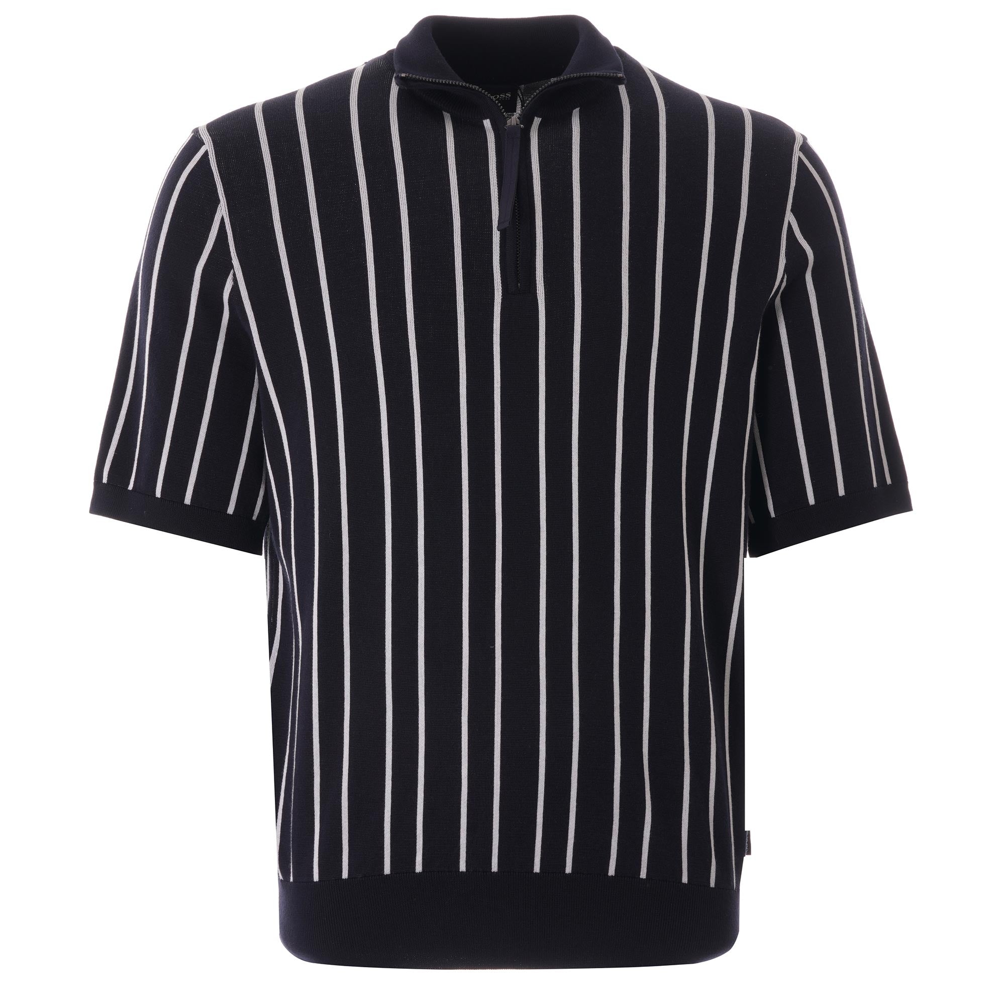 Boss Oromeo zip-neck sweatshirt - Dark Blue