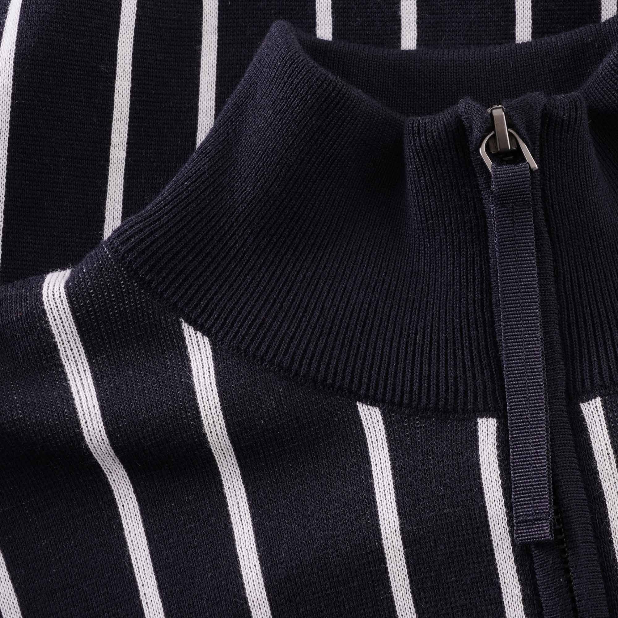 Boss Oromeo zip-neck sweatshirt - Dark Blue
