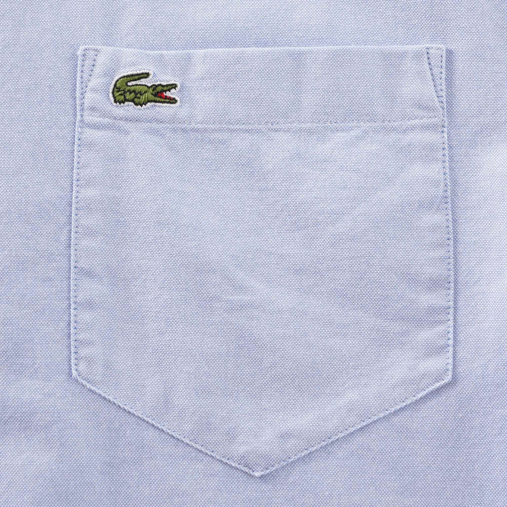 Lacoste Short Sleeve Oxford Shirt - Light Blue