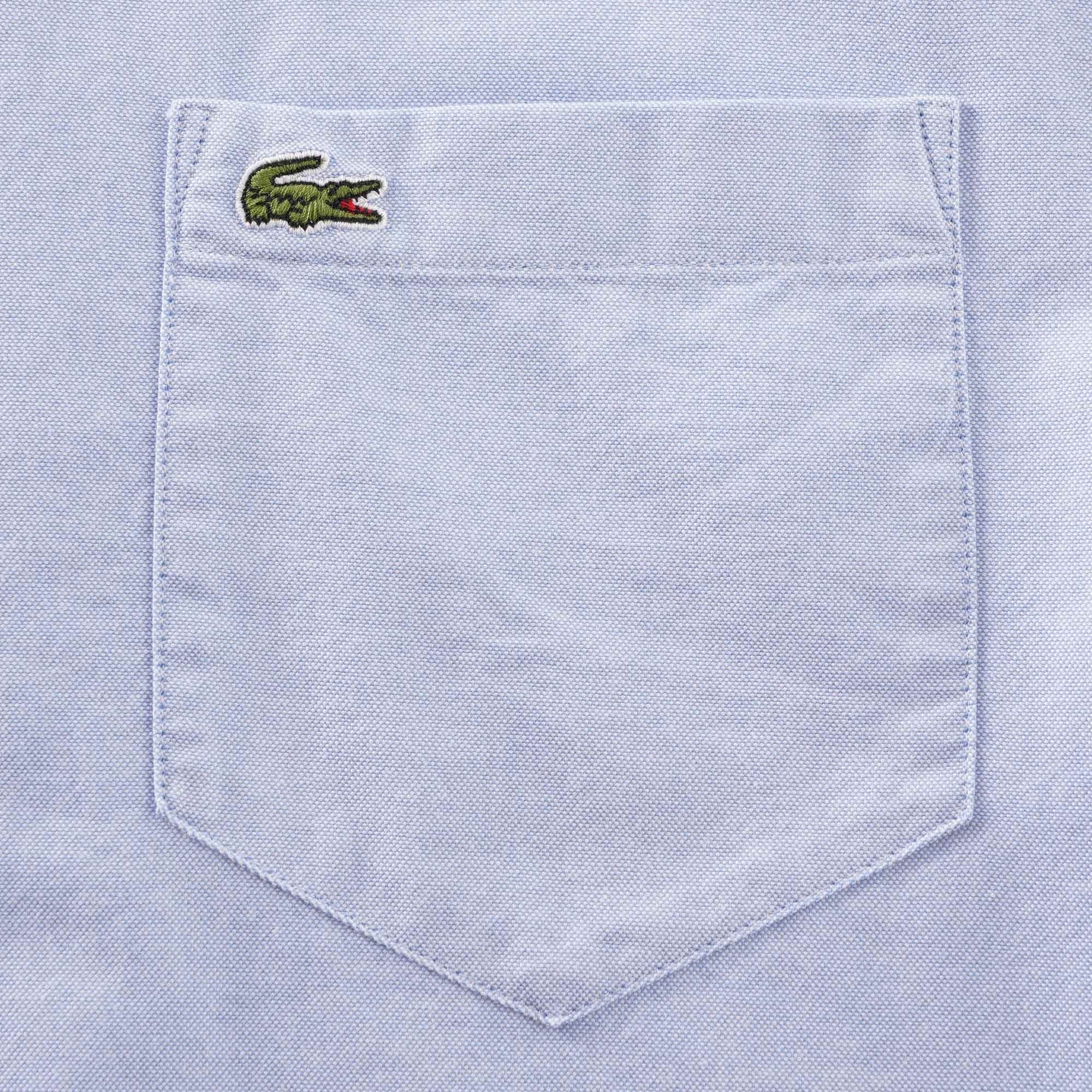 Lacoste Short Sleeve Oxford Shirt - Light Blue
