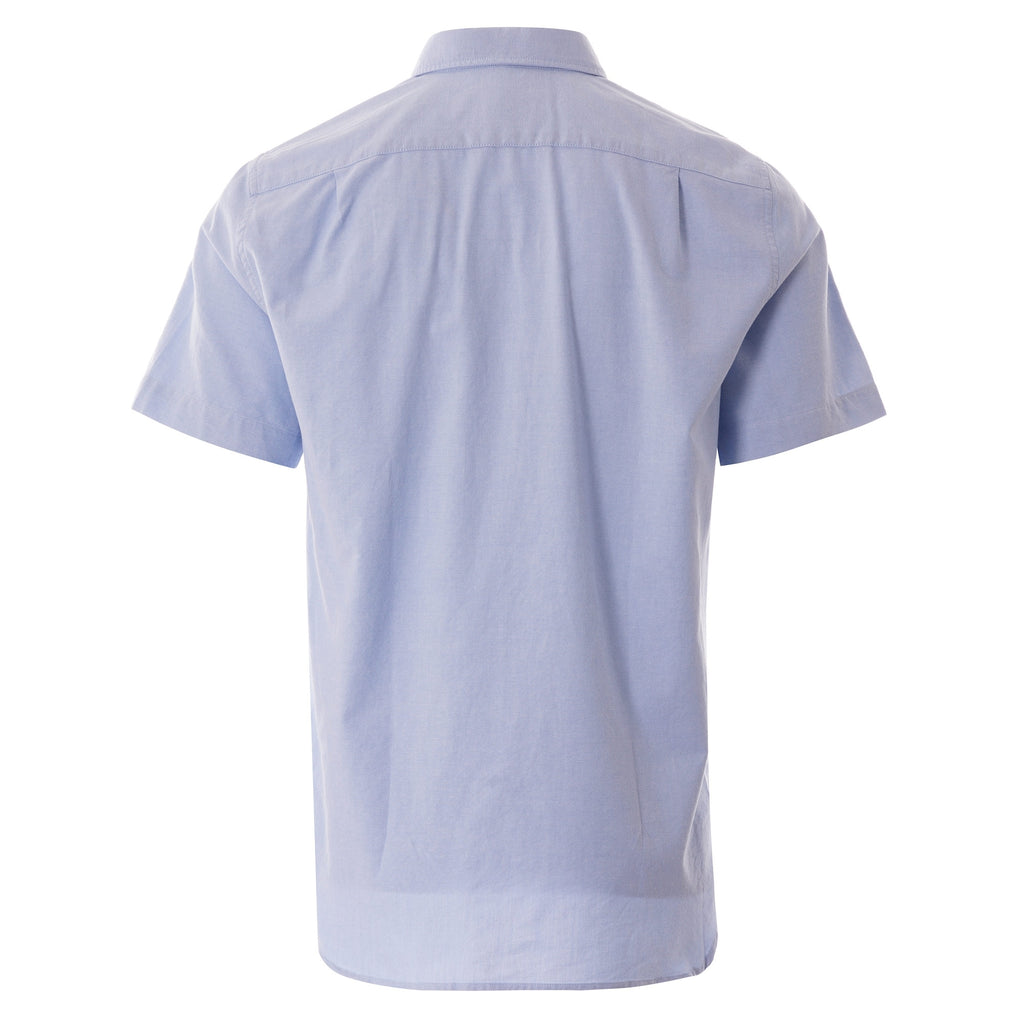 Lacoste Short Sleeve Oxford Shirt - Light Blue
