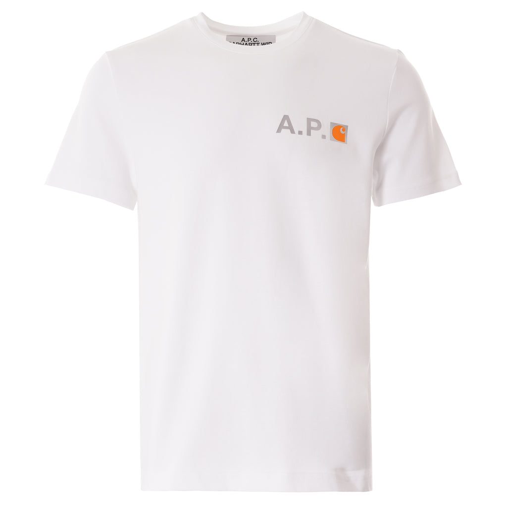 A.P.C. x Carhartt WIP Hire Logo T-shirt - White