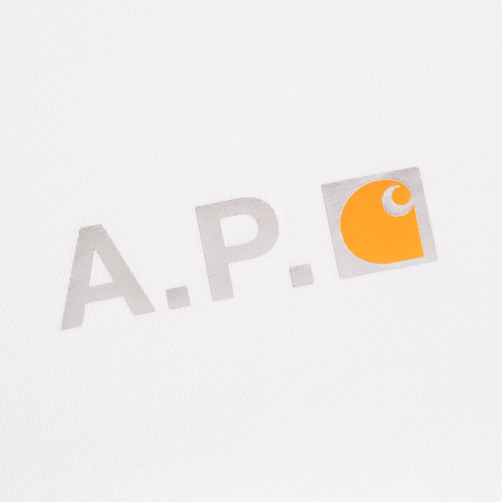 A.P.C. x Carhartt WIP Hire Logo T-shirt - White