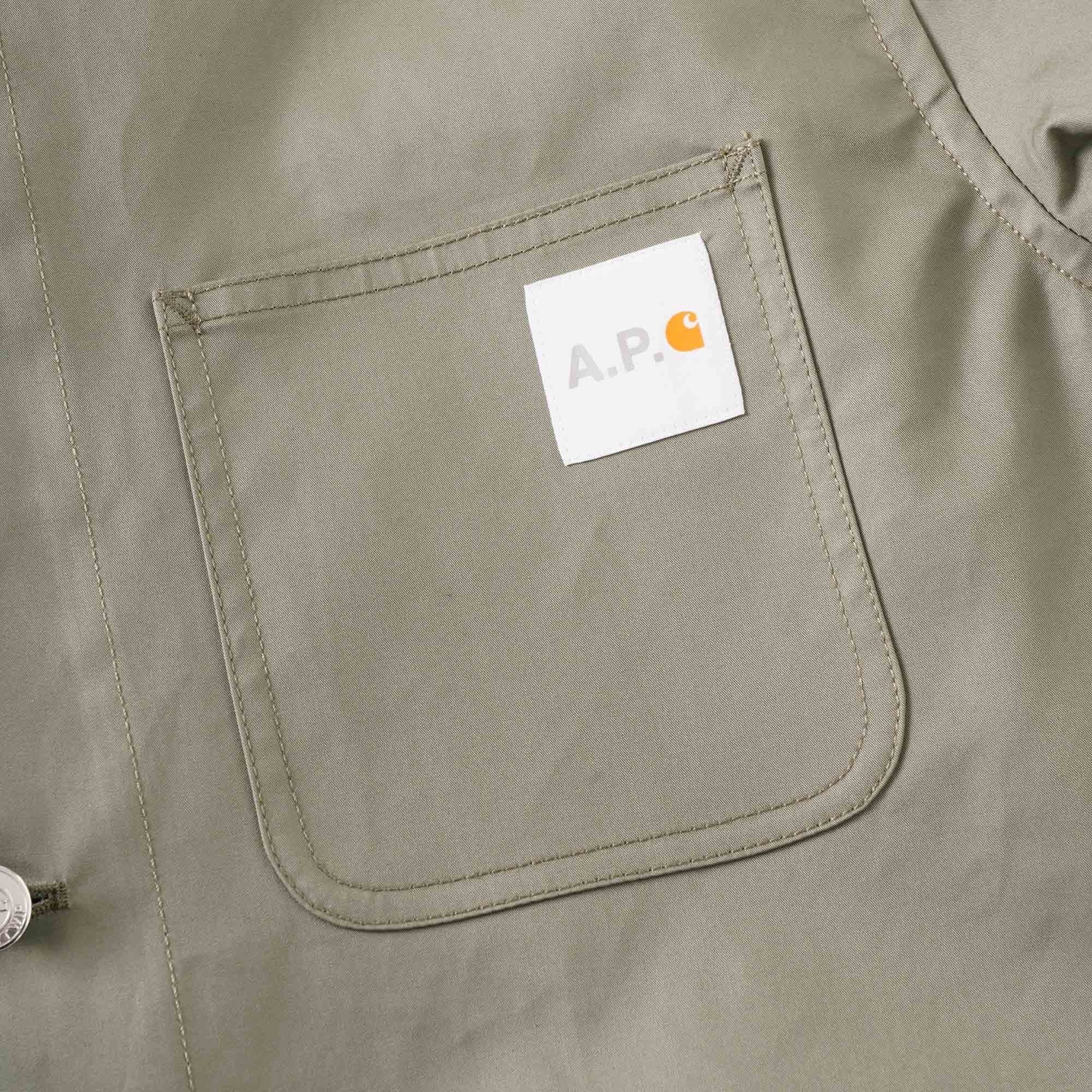 A.P.C. x Carhartt WIP Mishiguene jacket - Khaki – Stuarts London